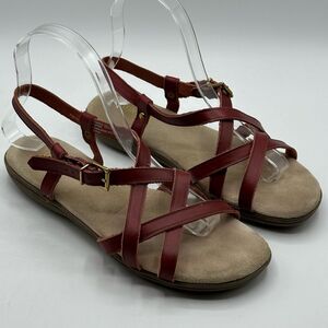 G.H. Bass & Co. Women's Margie Sandal Cinnamon Colored Size 7WW